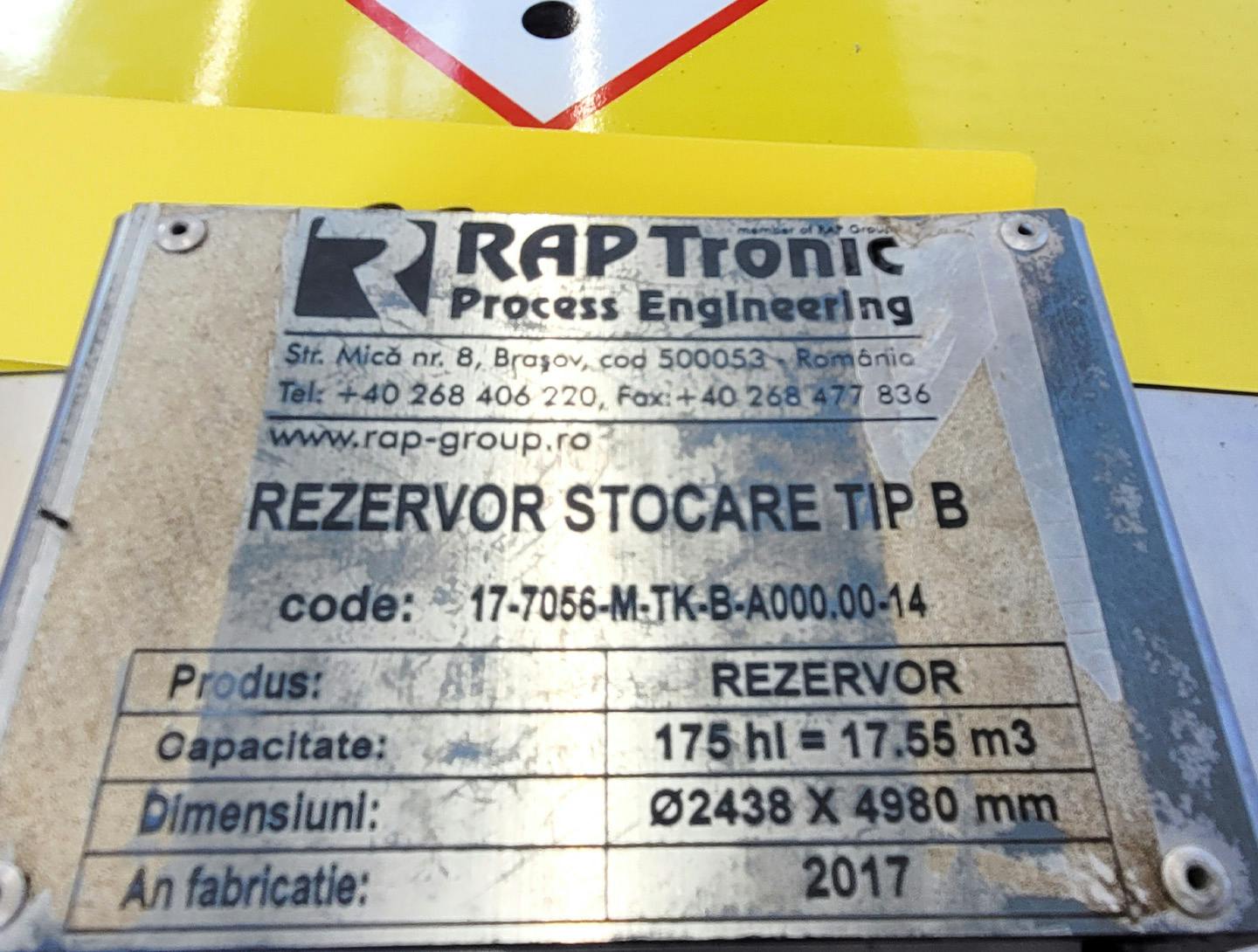 RapTronic Rezervor 16.000 Ltr. - Vertikální nádrž - image 7