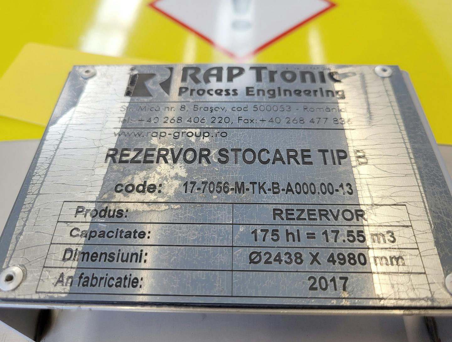 RapTronic Rezervor 16.000 Ltr. - Vertikální nádrž - image 7