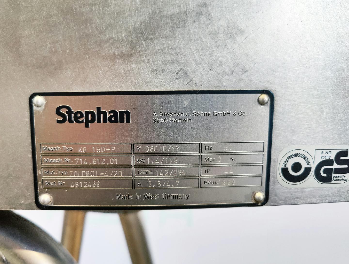 Stephan 150-P - Sieve granulator - image 7