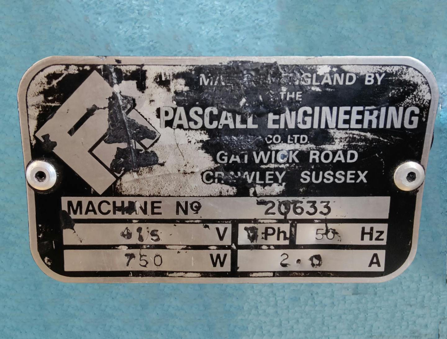 Pascall Engineering Model 2 - Driewals - image 10