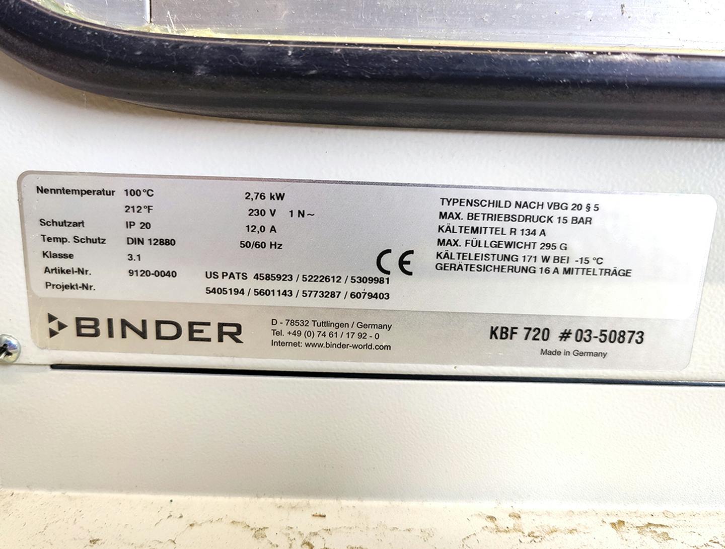 Binder KBF 720 Constant climate chamber - Four de séchage - image 9