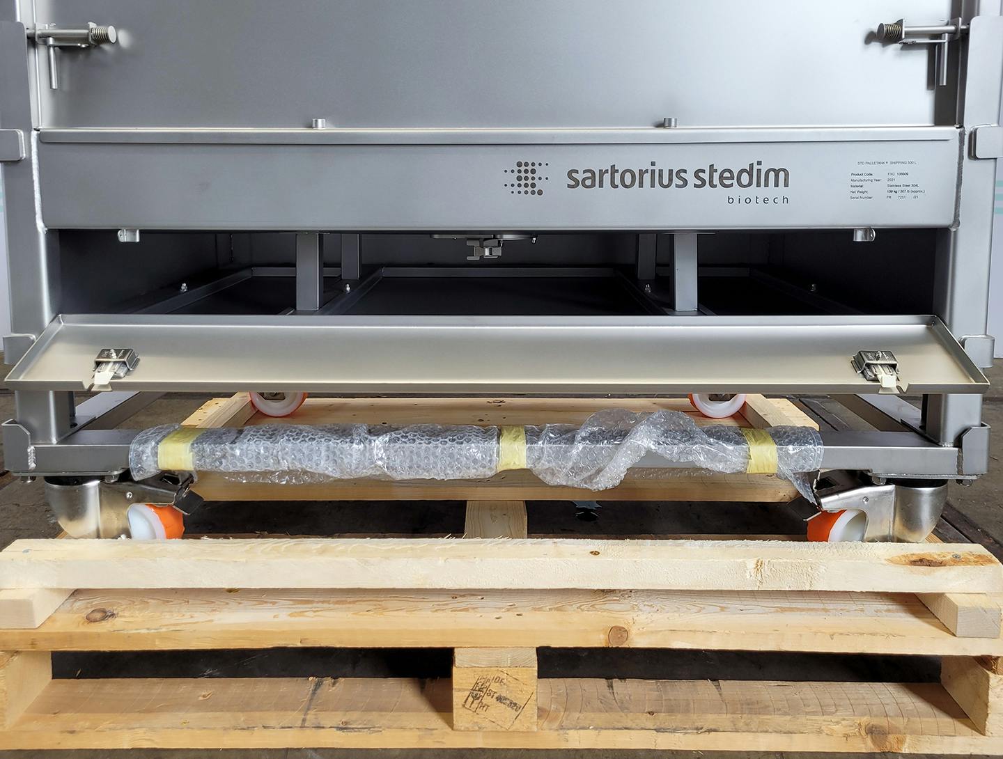 Sartorius Stedim Systems transport pallet tank 500 l - Siloz - image 7