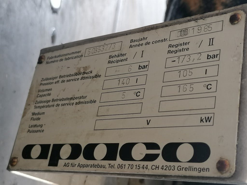 Apaco AG AW300-2600/20-98 - Schimbator de caldura tuburi si tevi - image 6